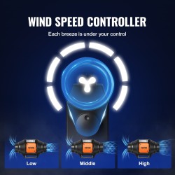 Kanavapuhallin 102 mm kuparimoottori säädettävä nopeus hiljainen