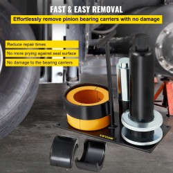 Kantaja- ja pinion-laakerin ulosvetäjä 45 teräs Dana ja Ford yhteensopiva 2 kampakuorta