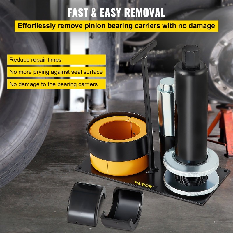 Kantaja- ja pinion-laakerin ulosvetäjä 45 teräs Dana ja Ford yhteensopiva 2 kampakuorta