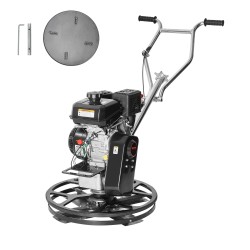 Käveltävä betoninjyrsin teräsrunkoinen 610 mm kellutuslautasella 6 hv bensiinimoottorilla
