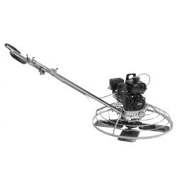 Käveltävä betonin tasoituskone 38 tuuman kelluntalevy 6 hevosvoiman bensiinimoottori teräslaikka