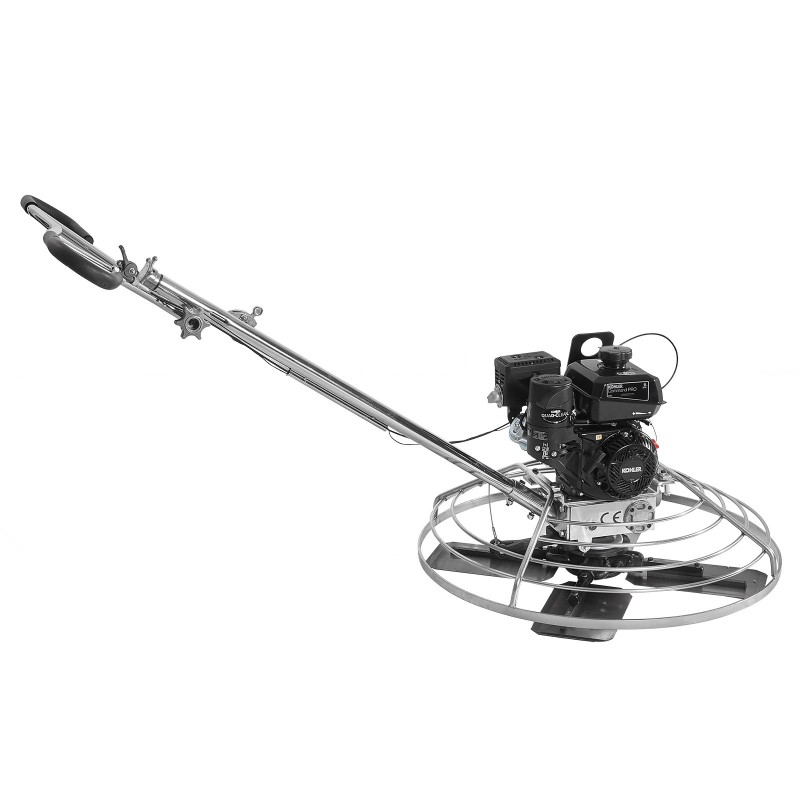 Käveltävä betonin tasoituskone 38 tuuman kelluntalevy 6 hevosvoiman bensiinimoottori teräslaikka