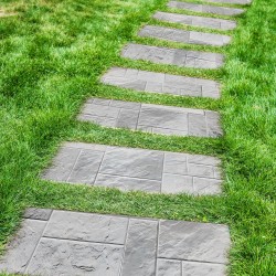 Betonileimasinmatto polyuretaani 618 mm 7 kappaleen setti liuskekivitekstuurilla betonipinnoille