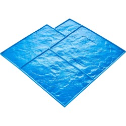 Betonileimasinmatto polyuretaani 618 mm 7 kappaleen setti liuskekivitekstuurilla betonipinnoille