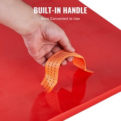 Betonileimausmatto polyuretaani 59 cm neliö liuskekivi kahvoilla