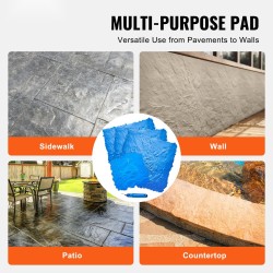 Betonin leimausmatot polyuretaani liuskekivi 900x900 mm ja 500x500 mm 4 kpl