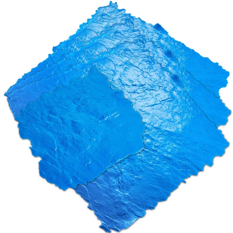 Betonin leimausmatot polyuretaani liuskekivi 900x900 mm ja 500x500 mm 4 kpl