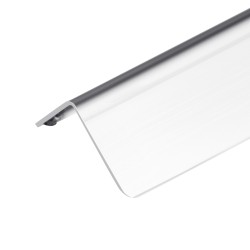 Seinän kulmasuoja SUS304 harjattu 25x25x1217 mm 10 kpl 3M tarra