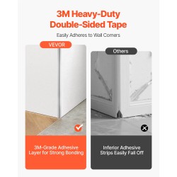 Seinän kulmasuoja SUS304 harjattu 25x25x1217 mm 10 kpl 3M-tarra