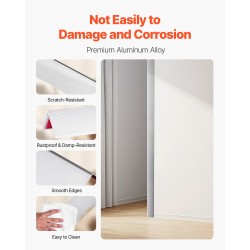 Alumiiniseos seinän kulmasuoja L-mallinen 90 asteen 50x50x1217mm 12 kpl 3M-teippi