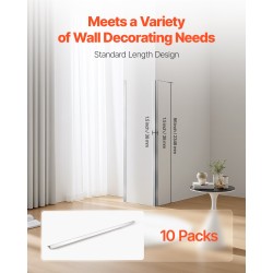 Seinän kulmasuoja 304-ruostumatonta terästä 38x38x2436mm 10 kpl 3M-teipillä