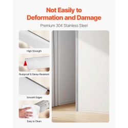 Seinän kulmasuojat 304-ruostumatonta terästä 50 x 50 x 1217 mm 10 kpl