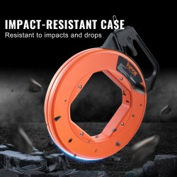 Eristävä vetojousi mangaaniterästä 73,2 m 3 mm sähkökaapeleiden vetoon