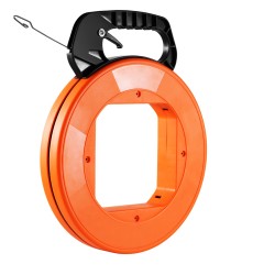 Kalastusnauha korkeamangaaniterästä 36 m 3 1 mm muovikotelo ja puuvillahanskat