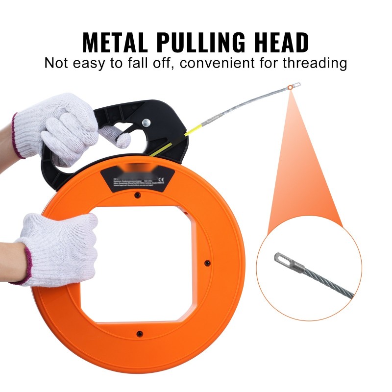 Lasikuituinen kalastusnauha 60,96 m 4,7 mm eristävä sähkötöihin kestävä muovikotelo