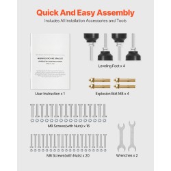 Pesukoneen ja kuivaajan jalusta hiiliteräs kantavuus kaksisataakuusikymmentäseitsemän kilogrammaa kaksitasoinen neljä