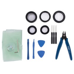 Trinokulaarinen stereomikroskooppi Al-Zn-seosrunko 3.5–90X suurennus 360-asteinen kääntyvä kaksivartinen puomi