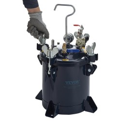 Paineellinen maalisäiliö metalliteräs 10 l kaksoisventtiilit säädettävä paine 4 8 bar