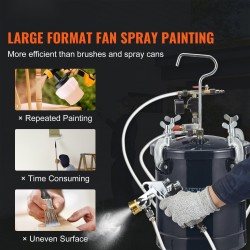 Teräspaineastia 10 l 2 maaliruiskua 1,5 mm ja 4 mm