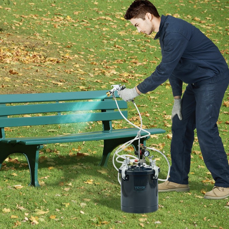 Teräspaineastia 10 l 2 maaliruiskua 1,5 mm ja 4 mm