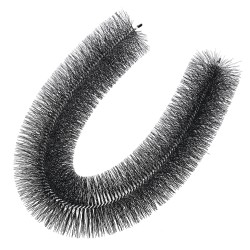 Räystäskouruharja polypropeeniharjakset ja galvanoitu teräslanka 18,3 m halkaisija 133 mm 20 kpl