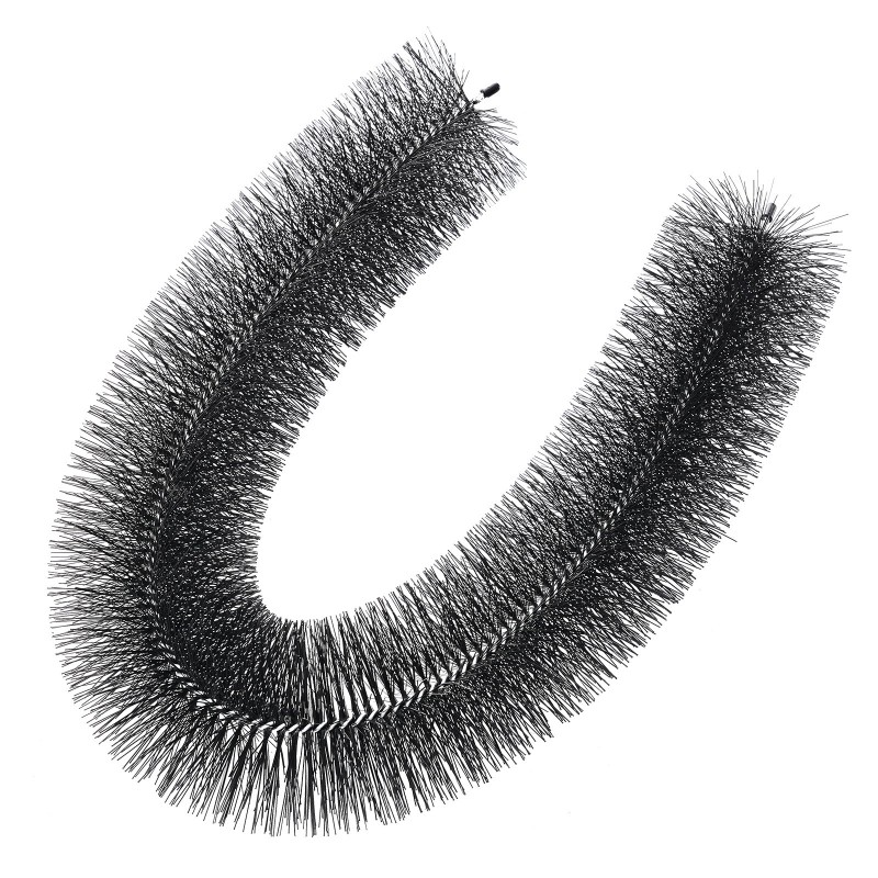 Räystäskouruharja polypropeeniharjakset ja galvanoitu teräslanka 18,3 m halkaisija 133 mm 20 kpl