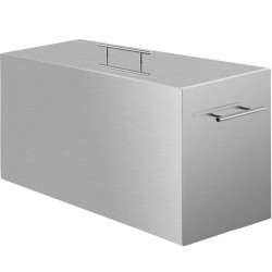 Liesikäyttöinen vesihaudekattila 304 elintarvikelaatuinen ruostumaton teräs 49 l 15 purkkia 2 telinettä