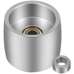 Alumiininen pyöräsarja 2 tuuman leveälle 72 tuuman pitkälle hihnalle