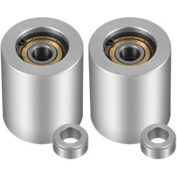 Nauhahiomakoneen anodisoitu alumiinipyöräsarja 2x72 tuumaa 5 3 ja 2 tuumaa