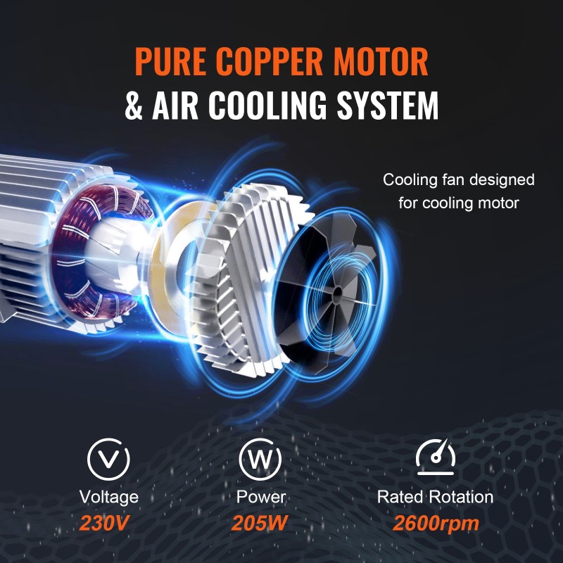 Sähköinen ketjunostin 149,7 kg 3 m nostokorkeus G80-ketju 230 V