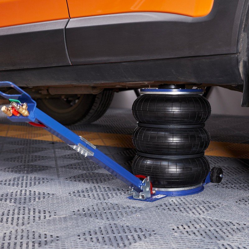 Ilmatunkki 5 tonnia kolmipussinen nostokorkeus 140–470 millimetriä kuusi teräsputkea