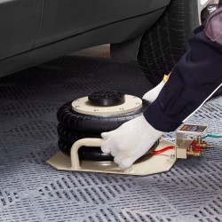 Ilmatyynynostin 3 tonnin kolmipussinen 140–450 mm nostokorkeus sivukahvoilla