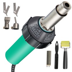 Muovihitsauspistooli 1600W 220V 3 m johdolla useilla vaihdettavilla suuttimeilla portaaton lämpösäätö 40–600°C