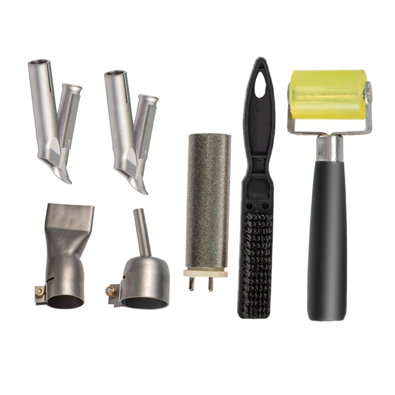 Muovihitsauspistooli 1600W 220V 3 m johdolla useilla vaihdettavilla suuttimeilla portaaton lämpösäätö 40–600°C