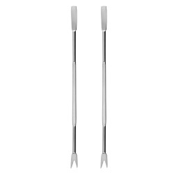 Rapujen ja hummerin saksimurskain alumiini ja ruostumaton teräs kaksi neulaa