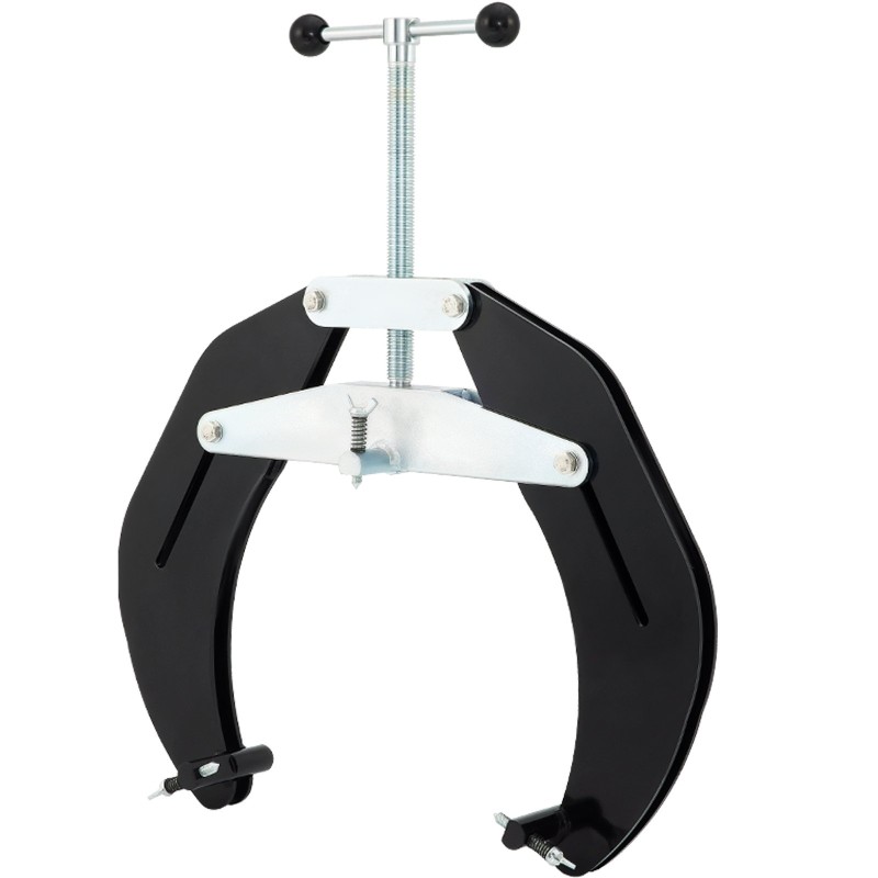 Putkikiristin hiiliteräsrunko 12,7–30,5 cm halkaisijalle hitsaukseen kevyt hienosäätöruuvein