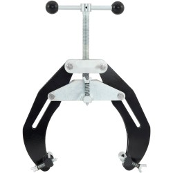 Putkipuristin hiiliteräsrunko 5,1–15,2 cm halkaisijoille putkien kohdistukseen kevyt pikatoimisilla säätöruuveilla