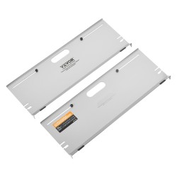 Pyörän aurauskulman mittauslevyt kaksi ruostumatonta levyä neljä kohdistustankoa kaksi viiden metrin mittanauhaa