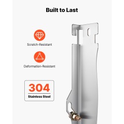 Etuakselin aurauslevyt kotikäyttöön 2 kpl 304-ruostumatonta terästä 2 mittanauhaa 3 m