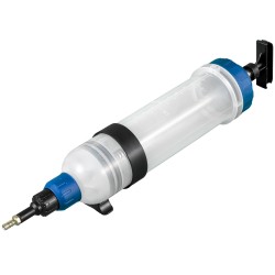 Manuaalinen 1 5 litran öljynpoistopumppu vaihteistoöljylle jarrunesteelle läpinäkyvällä säiliöllä adaptereilla