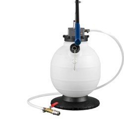 Vaihteistoöljyn täyttöpumppu käsikäyttöinen 7 5 litraa kupari ja muovi 15 adapteria