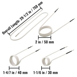 Induktiokelasarja 8-osainen termoplastipinnoitettu taipuisa ruostuneiden pulttien irrotukseen
