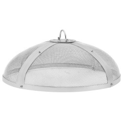 Pyöreä 20 tuuman kipinäsuoja ruostumatonta terästä renkaankahvalla