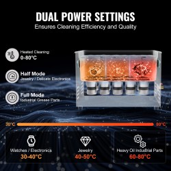 Ultraäänipesuri 30 litran ruostumattomasta teräksestä valmistettu 40 kHz 600 W digitaalinen ajastin