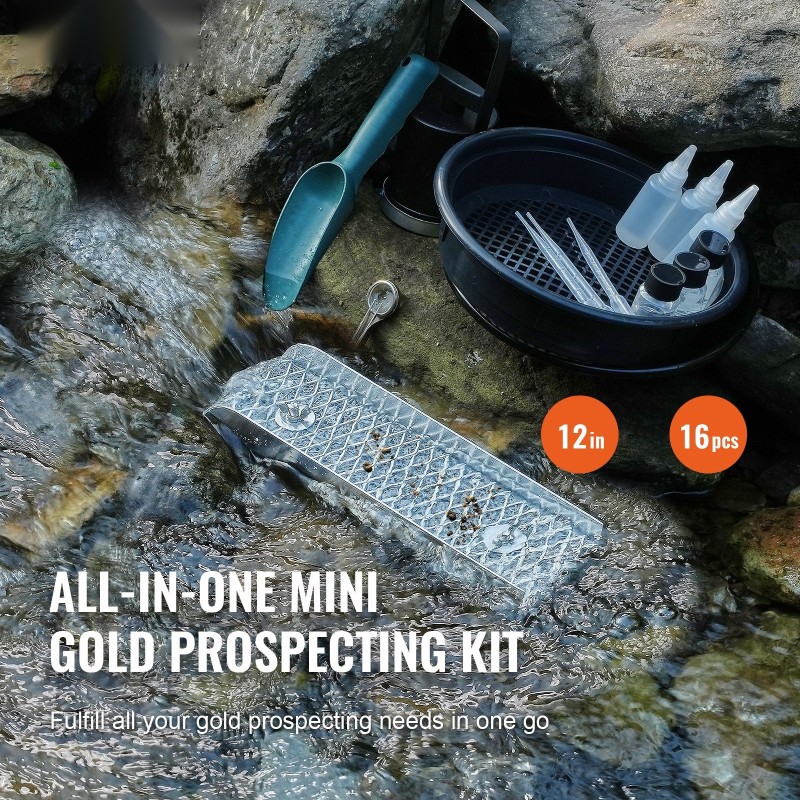 Kultapesusarja 16 osaa 12 tuuman ruosteenkestävä alumiiniluisti seulat magneetti nyörireppu