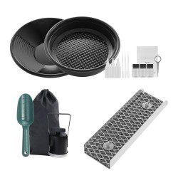 Kultapesusarja 16 osaa 12 tuuman ruosteenkestävä alumiiniluisti seulat magneetti nyörireppu