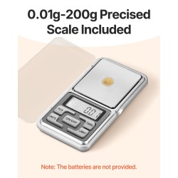 Huuhtelukouru alumiiniseoksesta 50 tuumaa taittuva kevyt kullanhuuhdontaan