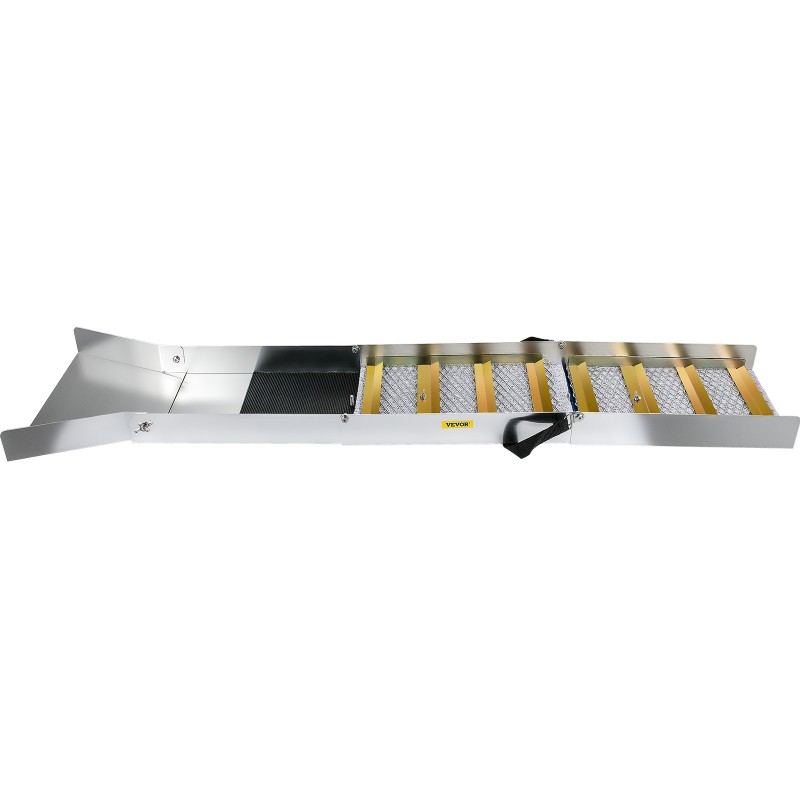 Huuhtelukouru alumiiniseoksesta 50 tuumaa taittuva kevyt kullanhuuhdontaan