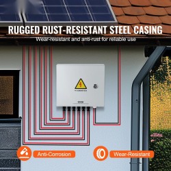 PV yhdistinkotelo aurinkopaneeleille 6 tuloa teräs IP65 63A johdonsuojakatkaisija