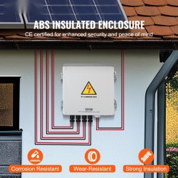 Yhdistinkotelo aurinkopaneeleille ABS-muovi 4 sisääntuloa 1 ulostulo 10A sulakkeet 63A pääkytkin IP65